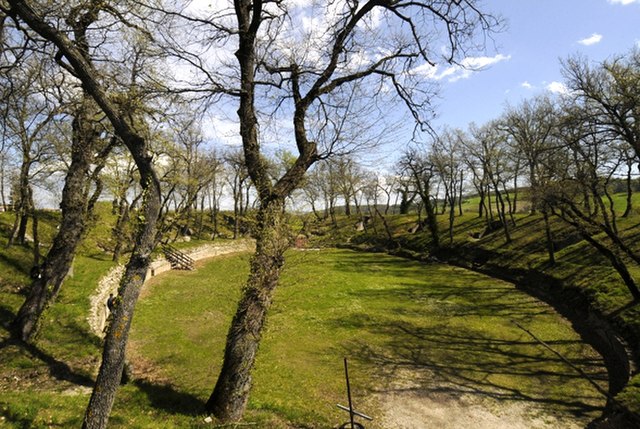 Roman Amphitheatre in the Archaeological Park of Urbs Salvia