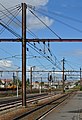 * Nomination Railway tracks, posts and cables, Angoulême station, Charente, France. --JLPC 14:53, 16 September 2014 (UTC) * Promotion Good quality. --Florstein 16:06, 16 September 2014 (UTC) Promotion. Interesting shot. --User:Jacek79 20:00, 16 September 2014 (UTC)