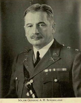 <span class="mw-page-title-main">Archibald H. Sunderland</span> United States Army general