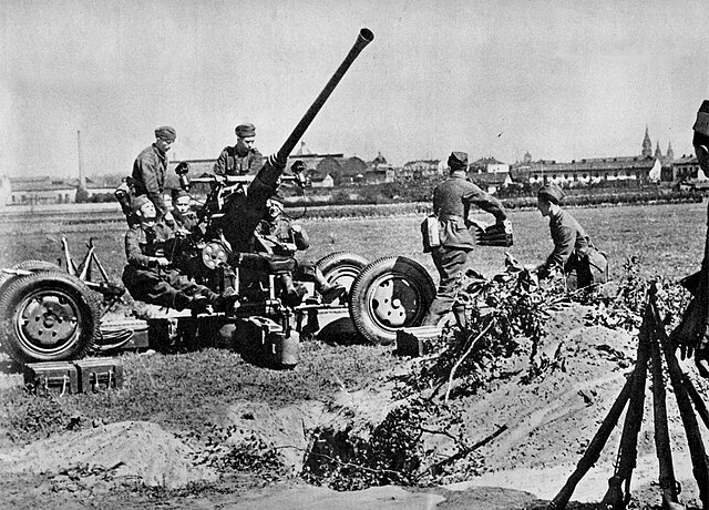 Polish Anti-aircraft Bofors 40 mm Lwów 1939