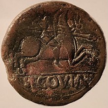 Moneda romana conocida como el As de Segovia