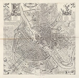 300px atlas des anciens plans de paris   paris en 1609. fac simil%c3%a9 du plan de fran%c3%a7ois quesnel.   bhvp