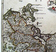 Ausschnitt Karte Pommern von de Wit, 1690