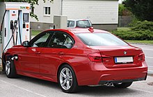 BMW F30 Sedan 3 Series with 17 EC-7R in Brushed Clear on BMW F30 F31 F34 -  Apex Album