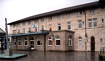 So kommt man zu dem Aalen Hauptbahnhof mit den Öffentlichen - Mehr zum Ort Hier