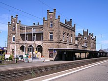 Minden railway station from 1848