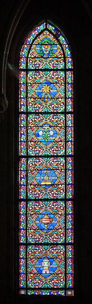File:Bayeux Cathédrale Notre-Dame Chapelle Notre-Dame Baie 04 Litanies de Notre-Dame de Lorette II 2016 08 22.jpg