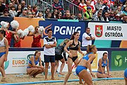 Deutsch: Beachhandball Europameisterschaften 2019 (Beach handball Euro); Tag 6: 7. Juli 2019 – Spiel um Platz Drei, Frauen, Kroatien-Niederlande 0:2 (14:23, 20:22) English: Beach handball Euro; Day 6: 7 July 2019 – Women's Bronze Medal Match – Croatia-Netherlands 0:2 (14:23, 20:22)