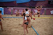 Deutsch: Beachhandball bei den Olympischen Jugendspielen 2018; Tag 5, 10. November 2018; Mädchen, Hauptrunde - Kroatien-Niederlande 1:2 English: Beach handball at the 2018 Summer Youth Olympics at 11 October 2018 – Girls Main Round – Croatia-Netherlands 1:2