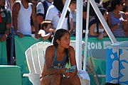 Deutsch: Beachvolleyball bei den Olympischen Jugendspielen 2018; Tag 8, 14. Oktober 2018; Mädchen, Achtelfinale – Mexiko-China 0:2 (15–21/16–21) English: Beach volleyball at the 2018 Summer Youth Olympics at 14 October 2018 – Girls Round of 16 – Mexico-China 0:2 (15–21/16–21)