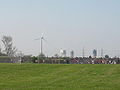 Turbine 1 and several structures of the Ford plant