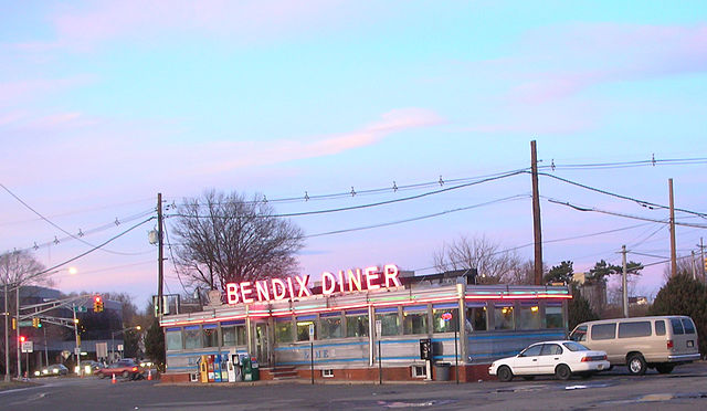 The Bendix Diner, a landmark on Route 17