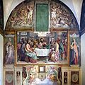 Bernardino poccetti, ultima cena tra angeli e due sante, 1611, 01.jpg