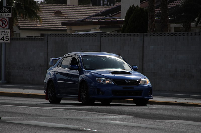 File:Blue 3rd-Gen Subaru Impreza WRX STi on N Jones Blvd.jpg