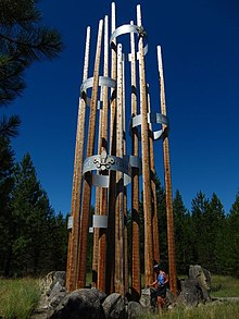 Boy Scout "Friendship Poles" in Farragut Park (4836393262).jpg