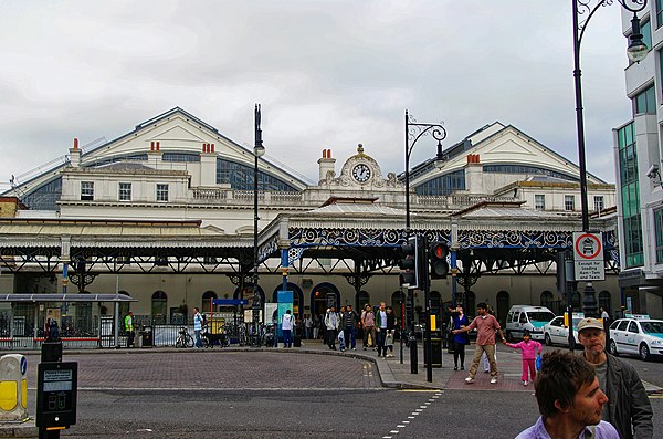 Station exterior.