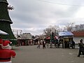 Burgas, Bulgarien: Weihnachtsmarkt 2011 in der Aleksandrovska Straße - Hauptfußgängerzone