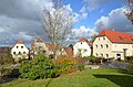 Wohnstallhaus und Scheune eines Bauernhofes (Hakenhof)