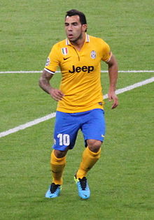 Carlos Tévez, Real Madrid vs Juventus, 24 October 2013 Champions League.JPG