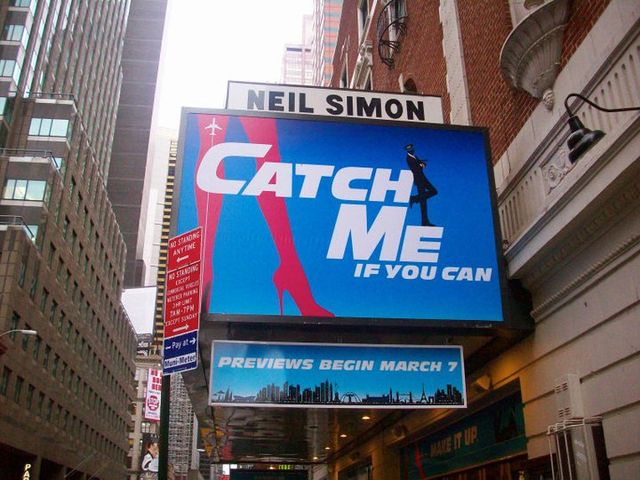 Catch Me If You Can on Broadway at the Neil Simon Theatre.
