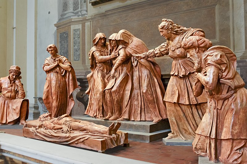 File:Cattedrale di Bologna - Lamentation for the dead Christ Alfonso Lombardi.jpg