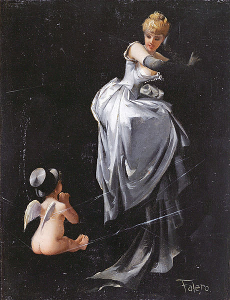 File:Caught in the Web, by Luis Ricardo Falero.jpg