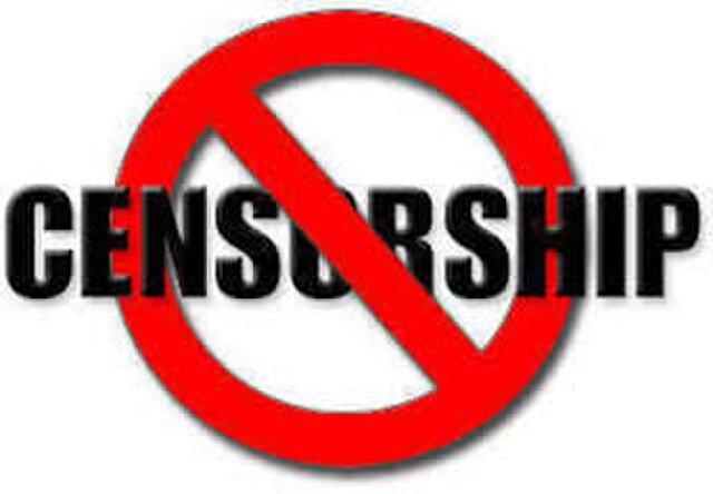 Censorship Word Behind The .Do Not. Signs