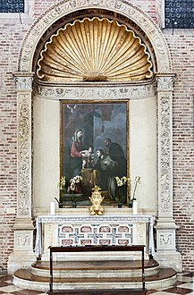 Altare Magrè, con la Madonna e Sant'Antonio