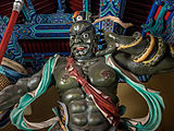 Deutsch: Torwächter am Eingang zum Tianhou Palast in Tianjin English: Gate Guard at the Tianhou Palace in Tianjin