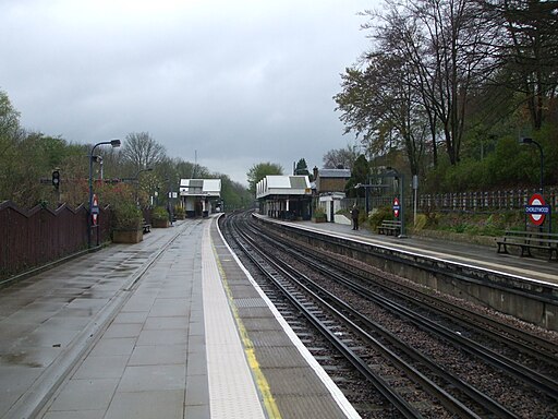 Chorleywood station look north