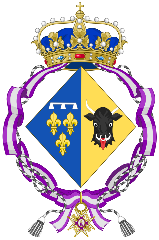 Description de l'image Coat of Arms of Duchess Helene of Mecklenburg-Schwerin (Order of Maria Luisa).svg.