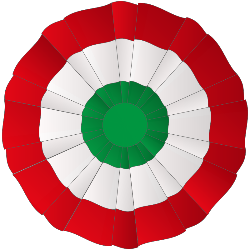 Coccarda Italiana Tricolore - Wikipedia