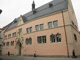 Collegium maius building of the old university (1392) Collegium Maius Erfurt.JPG