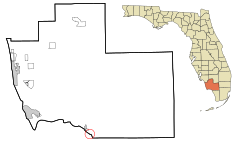 Collier County Florida Incorporated and Unincorporated areas Chokoloskee Highlighted.svg