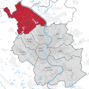 Poziția localității Köln-Chorweiler