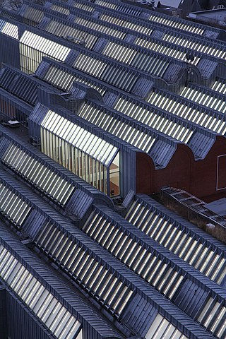 Roof of Museum Ludwig in Cologne