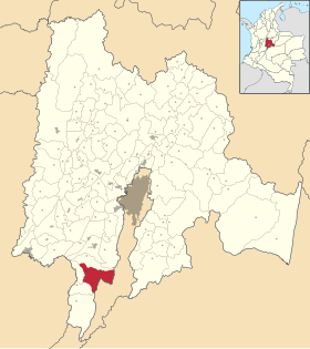 Localização de San Bernardo