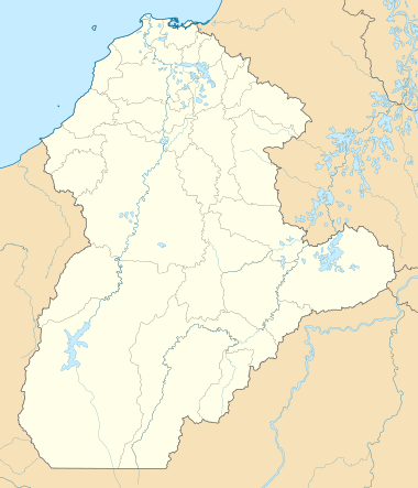 Location map Колумбиэ Кордовэ