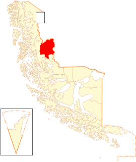 Lage von Torres del Paine in der Región de la Araucanía