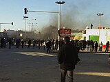 Confrontation between rebels and al-Gaddafi in Al Bayda (Libya, 2011-02-17)