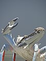 Crab Statue in Sea with Threatening Sky - Kep - Cambodia (48543458912).jpg