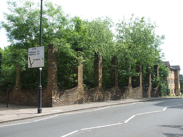 The site of Crouch End station building in 2010