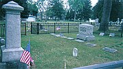 The lone disposable camera image that I have uploaded (Woodland Cemetery); from 2005, it is also my oldest dated photo on Wikipedia