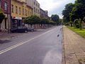 Polski: Ulica Kolejowa. English: Kolejowa Street