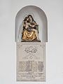 * Nomination Pieta and memorial tablet in the Catholic parish church of the Annunciation in Döringstadt --Ermell 20:54, 25 November 2016 (UTC) * Promotion Good quality --Llez 21:25, 25 November 2016 (UTC)