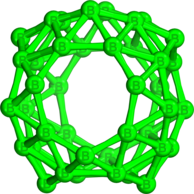 Cage-like second-lowest lying isomer of B40 anion (D2d symmetry) D2d B40- graphic.png