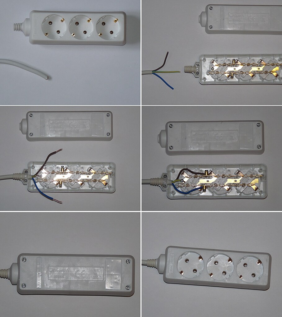 File:DIY extension cord.jpg - Wikimedia Commons