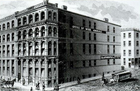 D. Lothrop Co., publisher, corner of Hawley and Franklin Streets, c. 1880s DLothrop FranklinSt HawleySt Boston.png