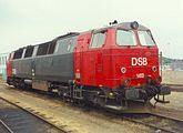 26. KW Die DSB MZ 1413 in Odense, Dänemark.