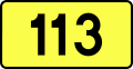 Provinsi Road 113 perisai}}